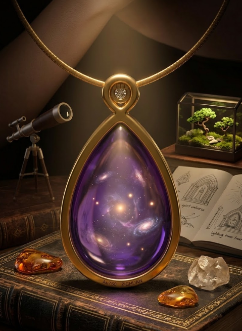 当钻石追求光芒，而水滴选择内观：紫川珠宝的东方哲学